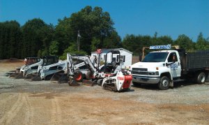 machines for landscaping installation 