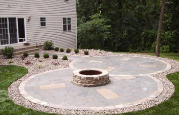 Stone patio